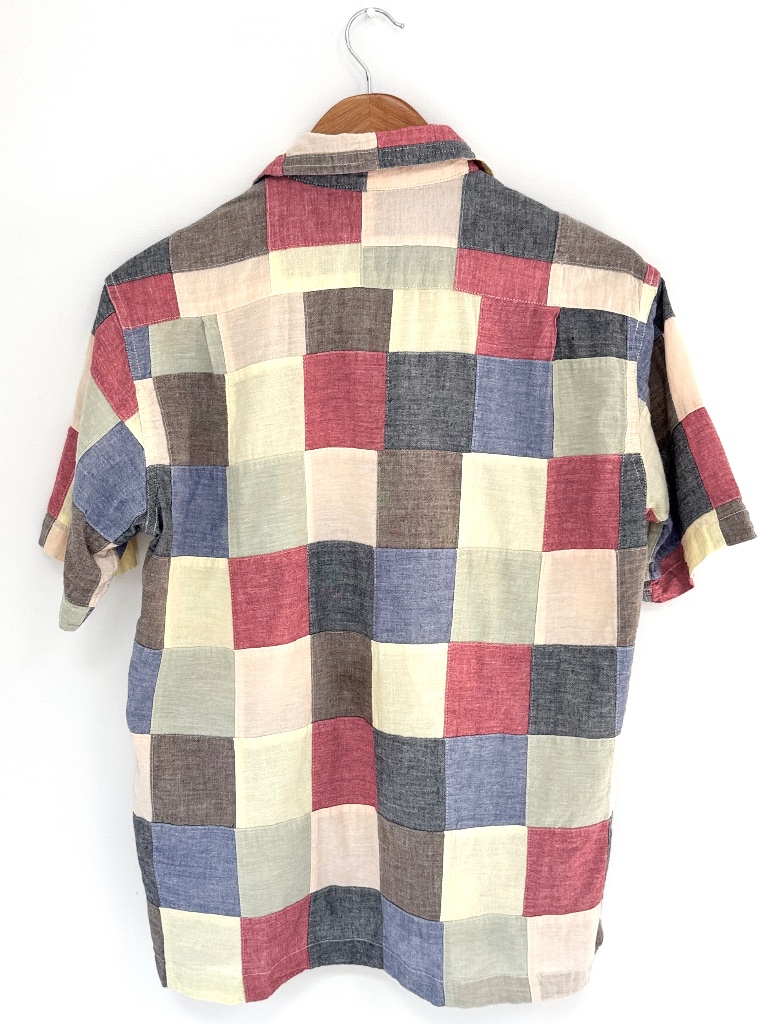Ss20 Battenwear Patchwork Madras Topangas Pullover - Multicolor - Small — image 2 of 6